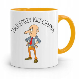 Kubek Żółty Dla Kierownika Najlepszy Kierownik