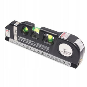 Laserowa Poziomica Led Laser Krzyżowy Miarka Miara