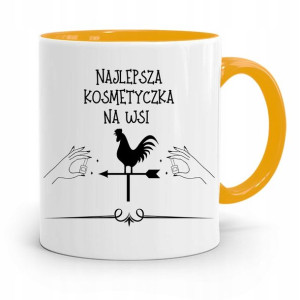Kubek Żółty Dla Kosmetyczki Najlepsza Na Wsi