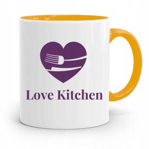 Kubek Żółty Dla Kucharza Kucharki Love Kitchen