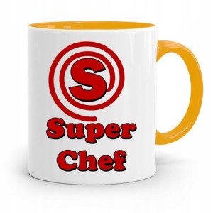 Kubek Żółty Dla Kucharza Kucharki Super Chef
