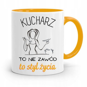Kubek Żółty Dla Kucharza Nie Zawód To Styl Życia