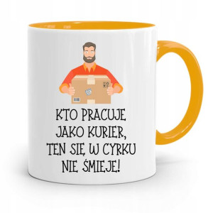 Kubek Żółty Dla Kuriera W Cyrku Się Nie Śmieje