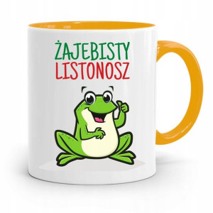 Kubek Żółty Dla Listonosza Żajebisty Listonosz