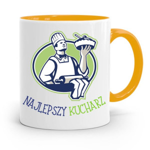 Kubek Żółty Dla Najlepszego Kucharza Kucharki