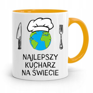 Kubek Żółty Dla Najlepszego Kucharza Kucharki