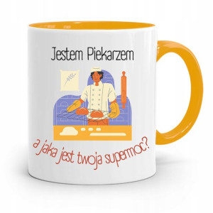 Kubek Żółty Dla Piekarza Jestem Piekarzem Prezent