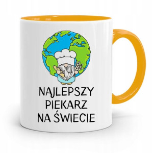 Kubek Żółty Dla Piekarza Najlepszy Piekarz Świata
