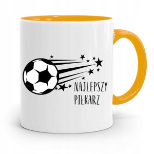 Kubek Żółty Dla Piłkarza Najlepszy Piłkarz