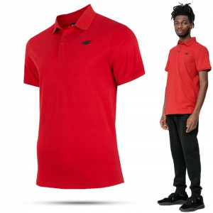 Koszulka Męska Polo 4f T-shirt Bawełniana S