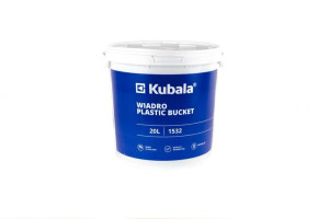 Wiadro białe 33L z pokrywą KUBALA