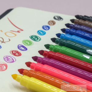 Pisaki markery dwustronne zestaw 12 kolorów