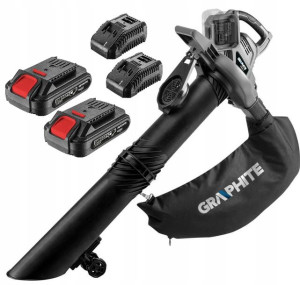 GRAPHITE Odkurzacz ogrodowy aku Energy+ 36V 2X 2AH