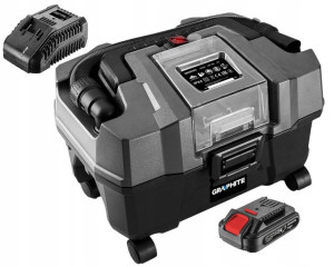 GRAPHITE Odkurzacz warsztatowy Energy+ 18V 10L 2AH