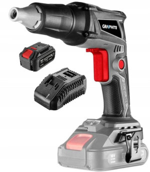 GRAPHITE Wkrętarka aku bezszczotkowa 18V 4AH