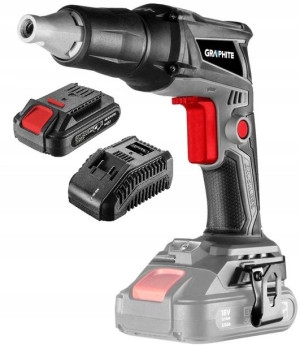 GRAPHITE Wkrętarka aku bezszczotkowa 18V 2AH