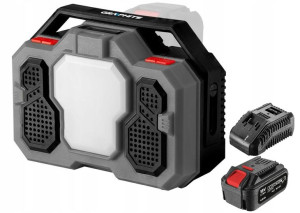 GRAPHITE Radio akumulatorowo-sieciowe 18V 4AH
