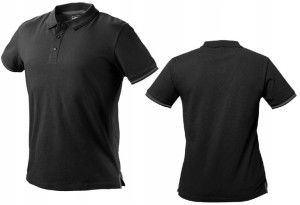 NEO Koszulka polo DENIM T-SHIRT czarna 81-659-M