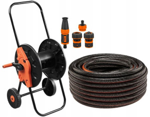 Neo Zestaw Wąż Ogrodowy 3/4' X30m 6-warstw +wózek