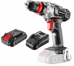 GRAPHITE Wiertarko-wkrętarka aku Energy+ 18V 2AH