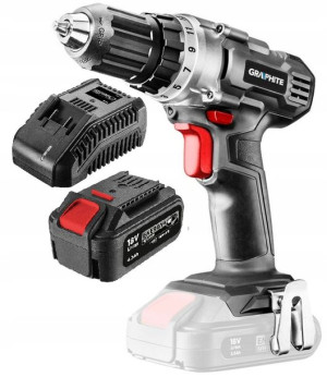 GRAPHITE Wiertarko-wkrętarka aku Energy+ 18V 4AH