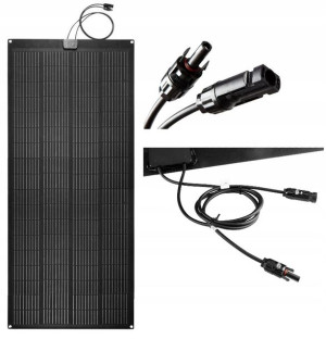 Panel słoneczny przenośny 200W, ładowarka solarna