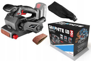 GRAPHITE Szlifierka taśmowa aku Energy 18V 58GE136