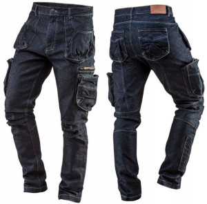 NEO Spodnie robocze 5-kieszeniowe DENIM 81-229-M