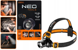 Neo Latarka Czołowa Czołówka Led Cree Xpe 250 Zoom