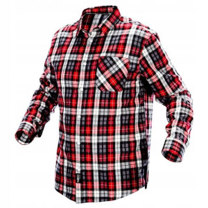 NEO Koszula flanelowa w kratkę roz. XL 81-540-XL