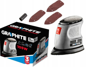 Graphite Szlifierka Oscylacyjna Delta 105w 59g335