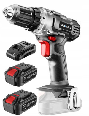 Graphite Energy+ Wiertarko Wkrętarka 18v 2x 4ah