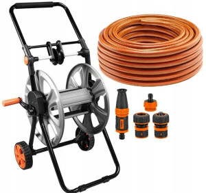 Neo Wąż Ogrodowy 3/4 X20m 4-warstwy +złączki+wózek