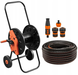 Neo Wąż Ogrodowy 3/4' X 30m 6-warstw+złączki+wózek