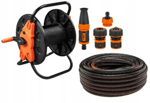 Neo Wąż Ogrodowy 3/4' X 20m 6-warstw+złączki+wózek