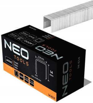 NEO Zszywki galwanizowane Typ 80 dł. 14mm 4000 szt