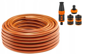 Neo Wąż Ogrodowy 1/2' 20m 4-warstwowy + Złączki