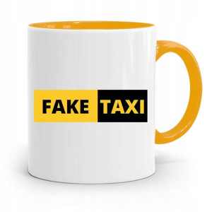 Kubek Żółty Dla Taksówkarza Faketaxi Prezent