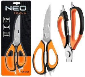 NEO TOOLS Nożyczki 230 mm 6 w 1 64-001 MULTITOOL