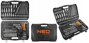 Neo Tools Zestaw Kluczy Nasadowych 300el. Torx Hex