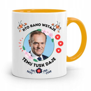 Kubek Żółty Donald Tusk Po Platforma Prezent