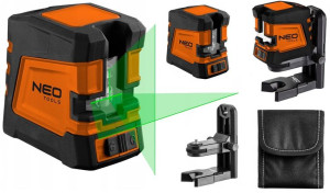 Laser krzyżowy 20 m etui 75-107 NEO TOOLS