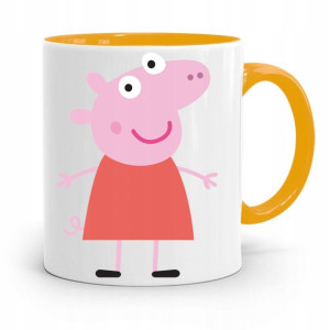 Kubek Żółty Dzień Dziecka Córki Syna Świnka Peppa