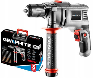 Wiertarka Udarowa Graphite 58g735 + Akcesoria 550w