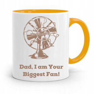 Kubek Żółty Dzień Ojca Dla Taty Dad Im Biggest Fan