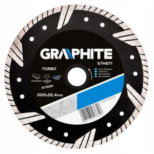 Tarcza Diamentowa 200x25,4mm Turbo Graphite 57h871