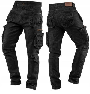 NEO Spodnie robocze 5 kieszeni DENIM 81-233-L