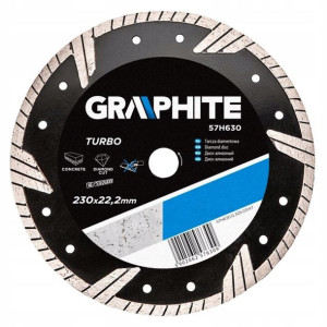 Tarcza Diamentowa 230x22,2mm Turbo Graphite 57h630
