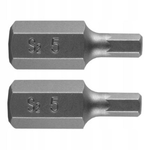 NEO Końcówka HEX 5 x 30 mm, S2 x 2 szt. 10-970