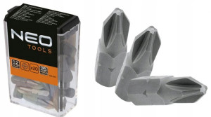 NEO Końcówki wkrętakowe PH2 x 25mm, 20 szt. 06-011